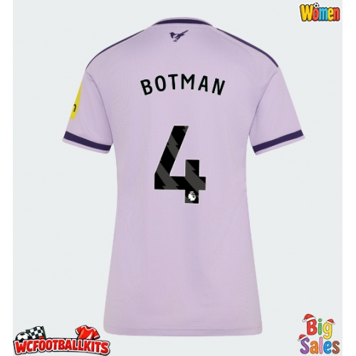 Newcastle United Sven Botman #4 Replica Third Stadium Shirt for Women 2026-27 Short Sleeve